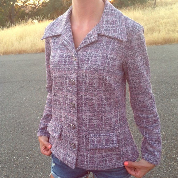 Vintage marti petite light purple bus jacket