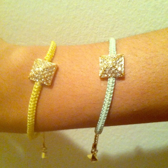 Mint Green braided bracelet