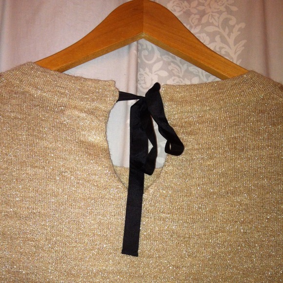 J. Crew Alpaca Sweater with Tie Back