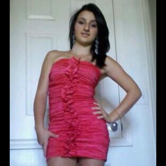 Coral Cocktail Dress