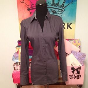 ❌Sold❌Express Charcoal Buttton Up NWOT (Size L)