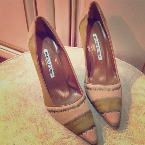 Manolo Blahnik shoes  Sz 8 - Picture 1 of 4