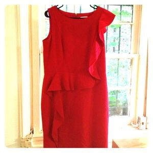 CALVIN KLEIN! Classic dress with fun flare!