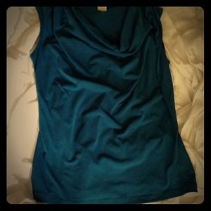 Dark turquoise sleeveless top