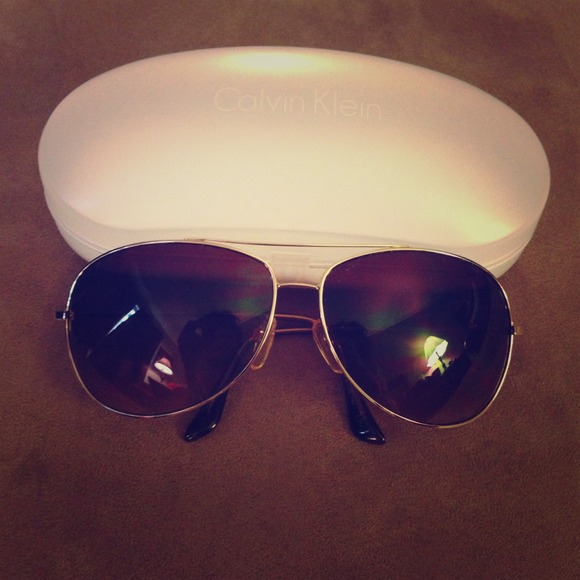 Calvin Klein aviator sunglasses