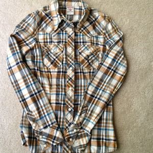 True Religion plaid shirt