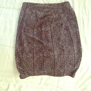 Below the knee pencil skirt