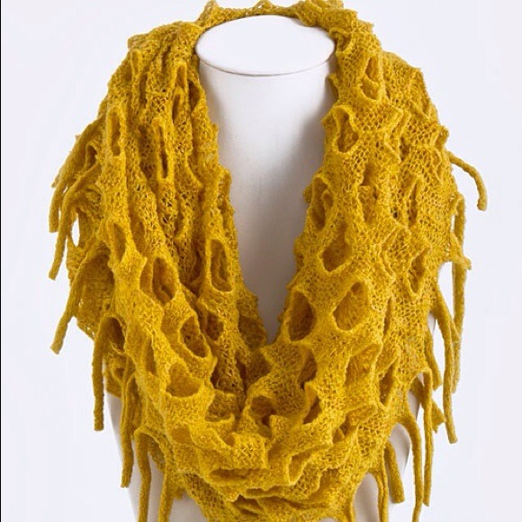 Accessories - Knit Cut Out Infinity Scarf