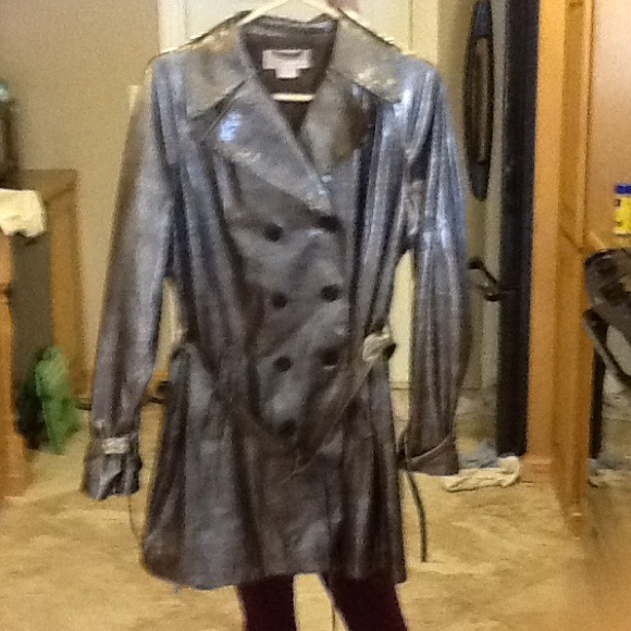 Michael Kors  Snakeskin Trench coat❤