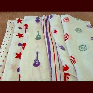 ORGANIC Muslin swaddle blankets