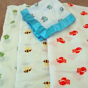 Aden & Anais muslin blankets