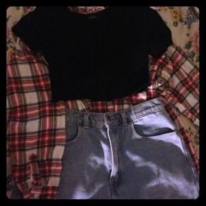 American Apparel High waist shorts