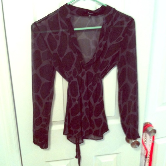 Sheer express blouse