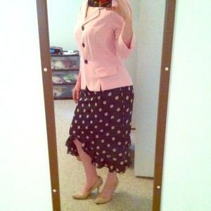 Dana Kay pink polka dot set