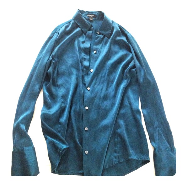 Silk dress shirt