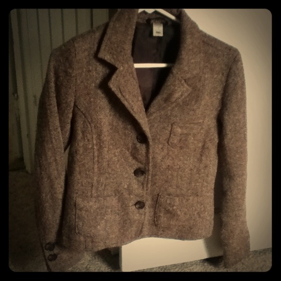 Brown Tweed Blazer.