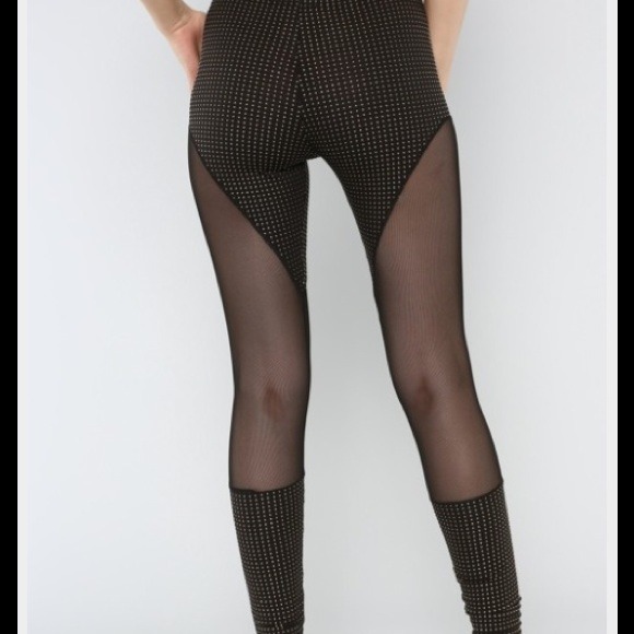 Beaded Mesh Leggings 🔴🔴REDUCED🔴🔴 - Picture 4 of 4
