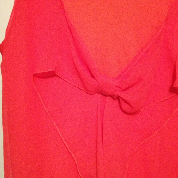 SOLD!!! 3X Coral Bow Back Dress - Picture 2 of 4