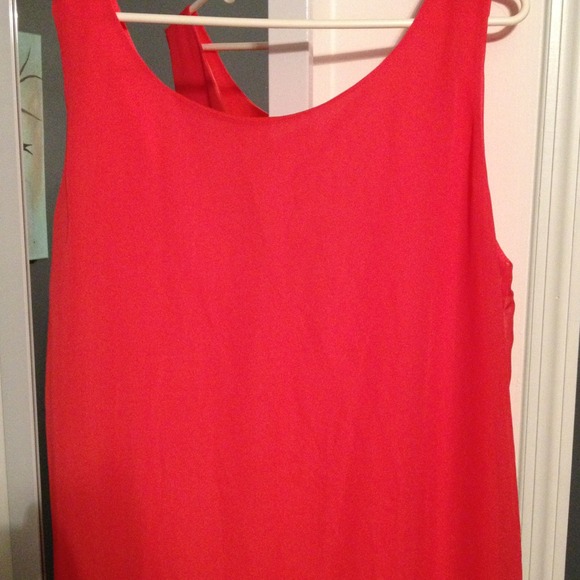 SOLD!!! 3X Coral Bow Back Dress - Picture 4 of 4