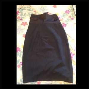 BCBG black pencil skirt