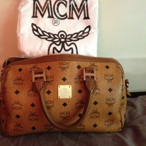 MCM Munchen Boston Handbag
