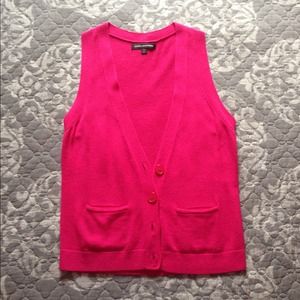 Express Pink Sweater Vest