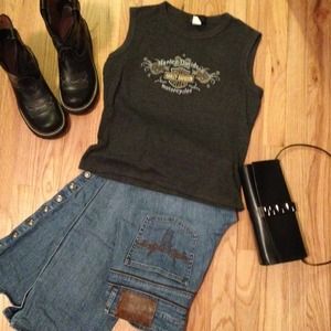 Sleeveless Harley Davidson Shirt