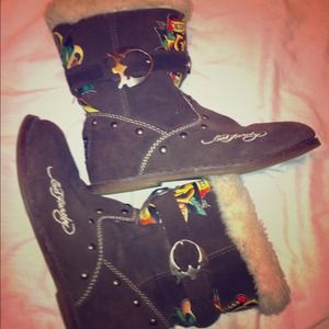❌SOLD IN BUNDLE ❗Ed Hardy Boots