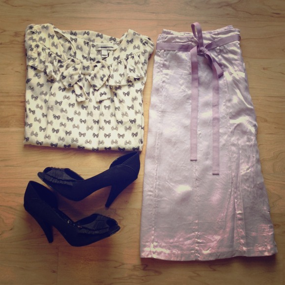 mossimo Dresses & Skirts - SEE BUNDLE LISITNG Silk lavender skirt