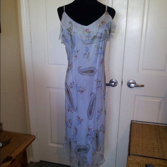 GUESS JEANS light blue dress size L
