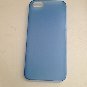 Blue I phone 5 cover