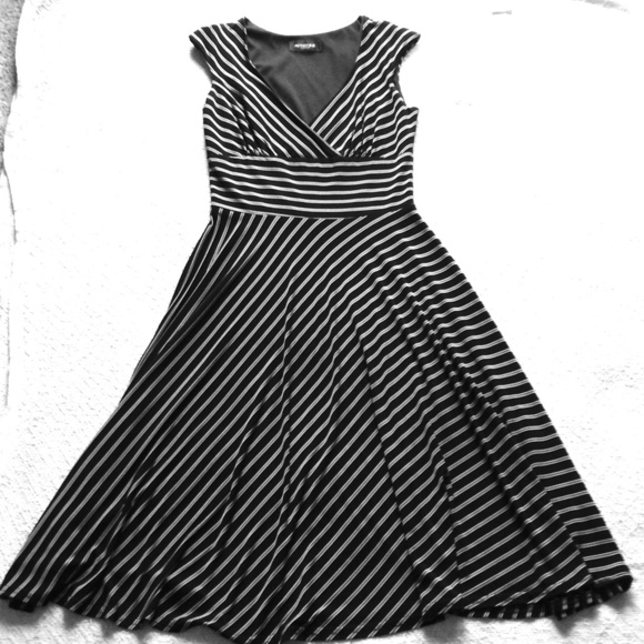 Black and white dress