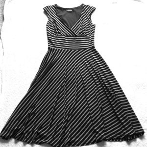 Black and white dress