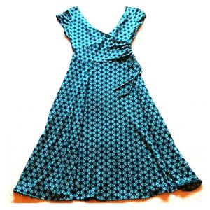 Teal and Navy dress