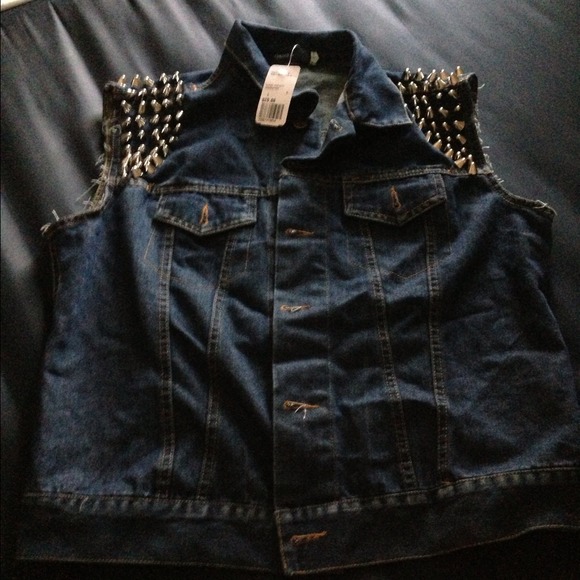 Spiked Shoulder Vest