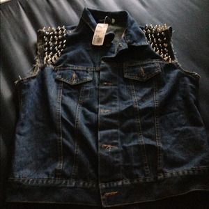 Spiked Shoulder Vest