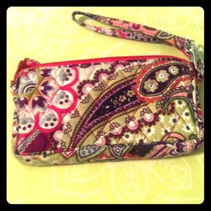 "Very Berry" Vera Bradley Wristlet
