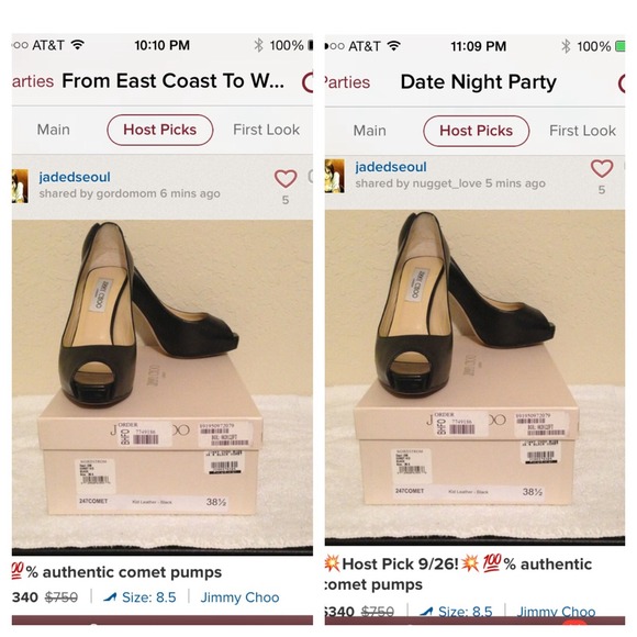 💥Host Pick X2!!💥💯% authentic comet pumps - Picture 4 of 4