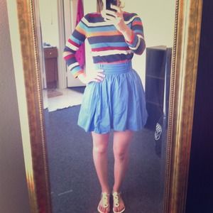 Striped J. Crew Cotton Top Size Small