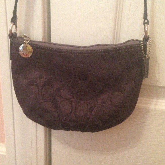 Small Black Cross Body Coach Purse