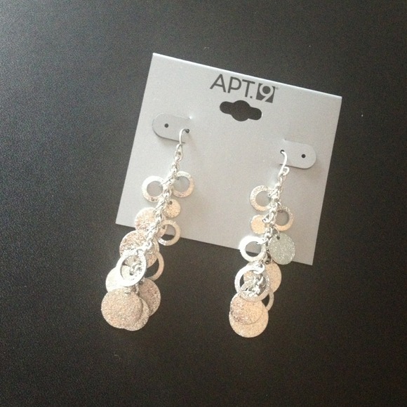 Silver dangly earrings apt 9 SOLD