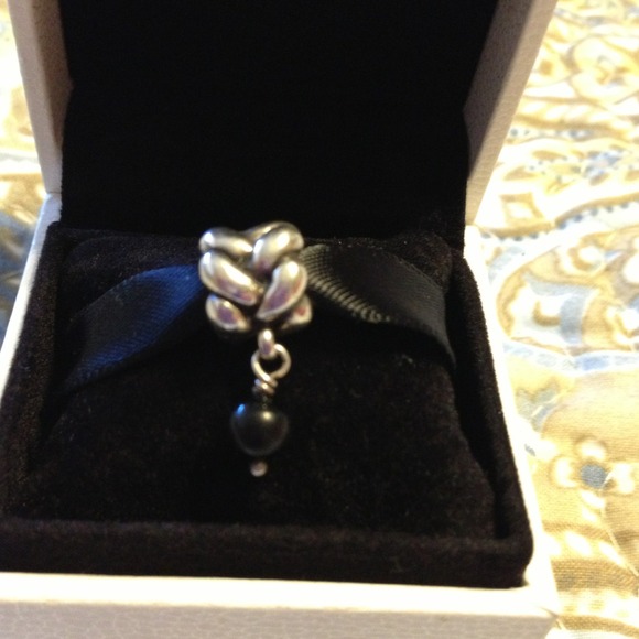 Traded 2 pandora charms onyx and posies
