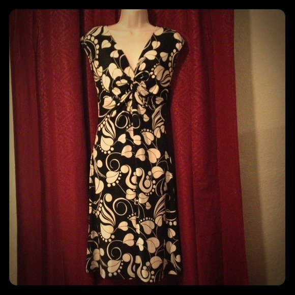 Black and white dress