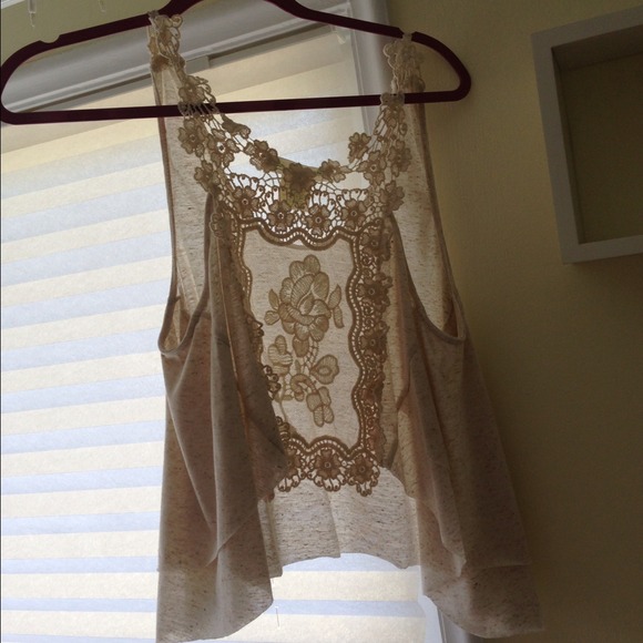 crochet back tank top