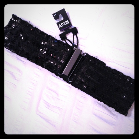 Sequin elastic belt