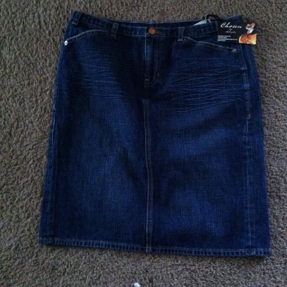 Blue jean skirt