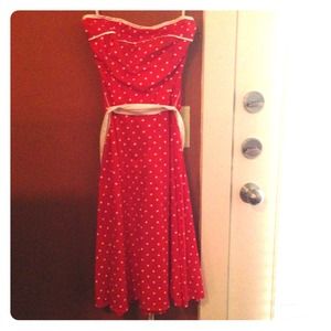 Red picador dress