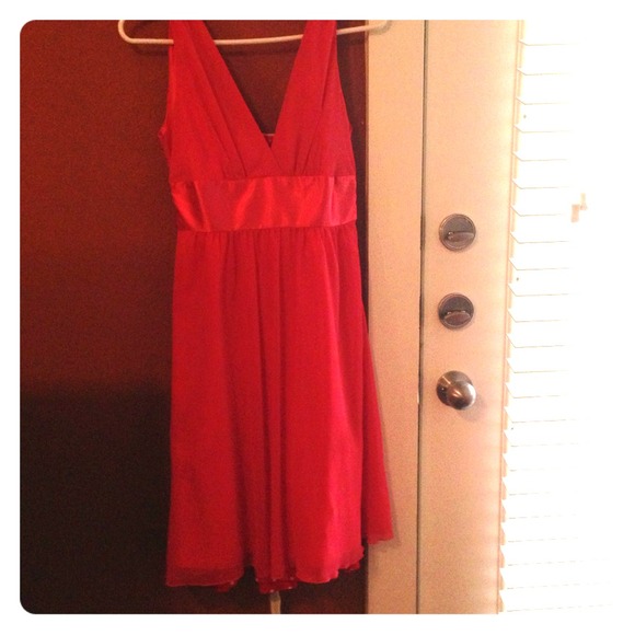 Peach color semi formal and formal dress