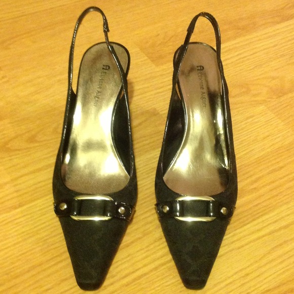 REDUCED! Etienne Aigner sling back pumps.