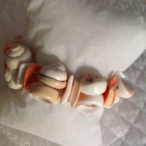 SOLD! Multi Shell Stretch Bracelet